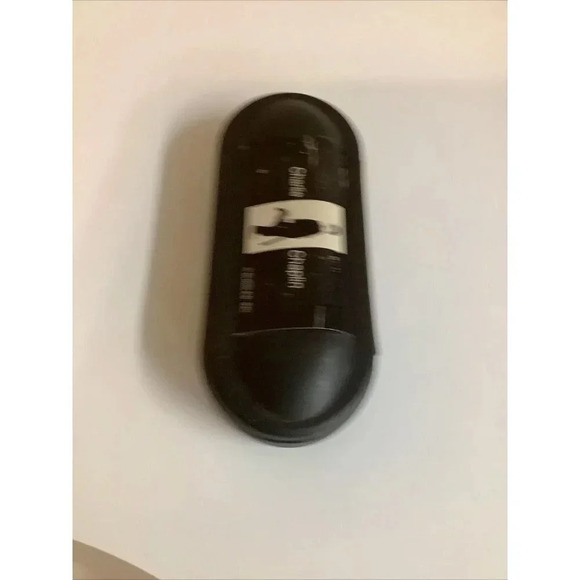 Charlie Chaplin Bubbles Black Plastic Glasses Case. Preloved - Picture 3 of 5